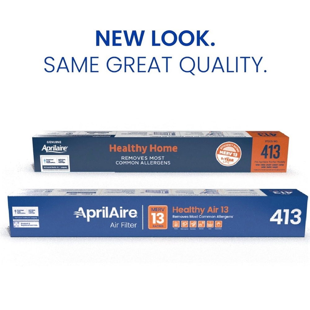 Healthy Home Air Filter - Blue and White